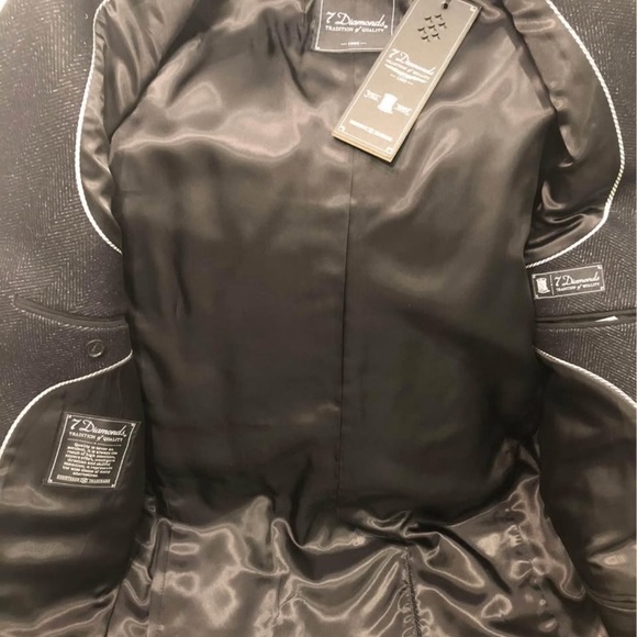 7 DIAMONDS // GENOA WOOL COAT // BLACK - Picture 4 of 6